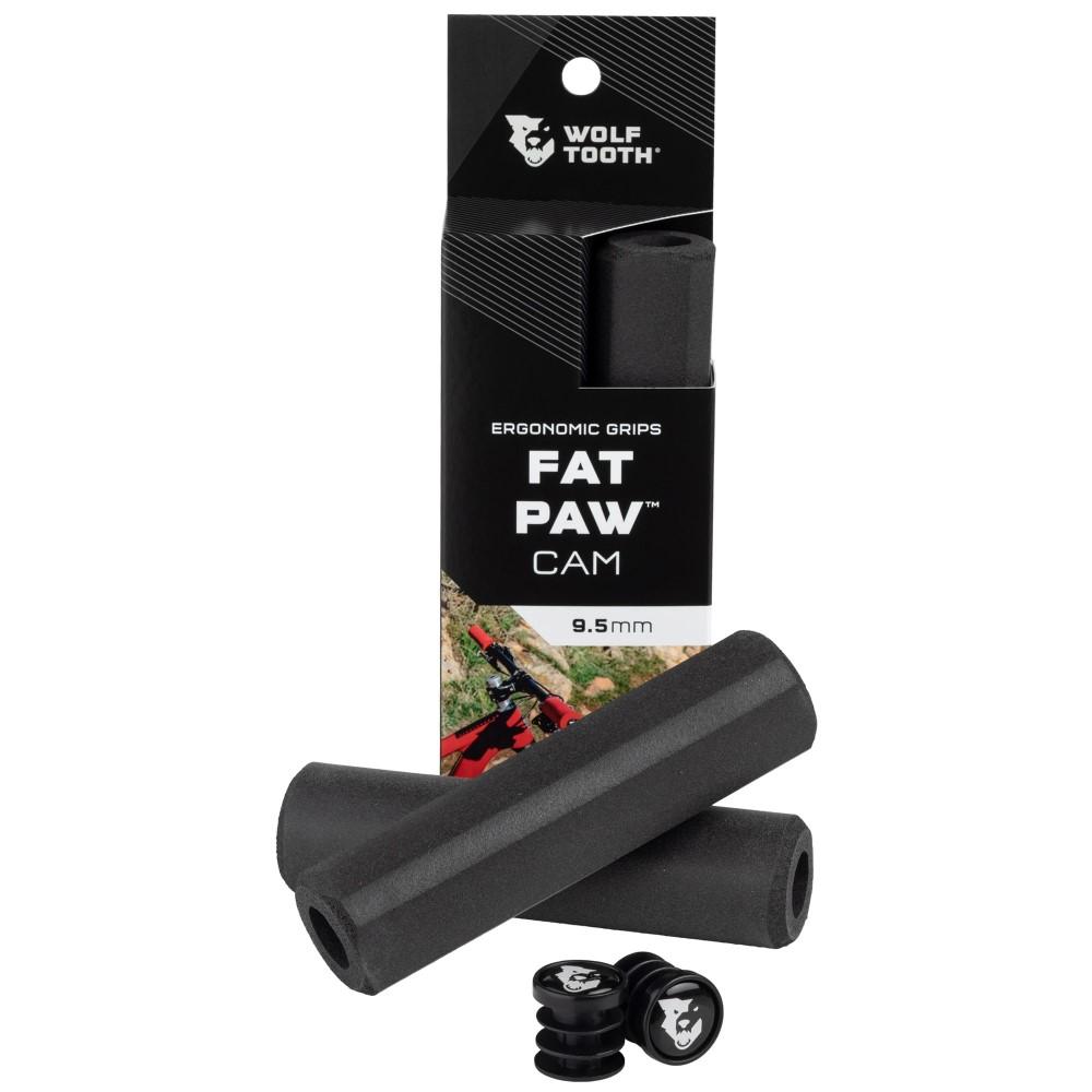 PUÑOS WOLFTOOTH 9.5mm FATPAW CAM ERGO NEGRO - Raudor ¡Rompe tu propio récord!