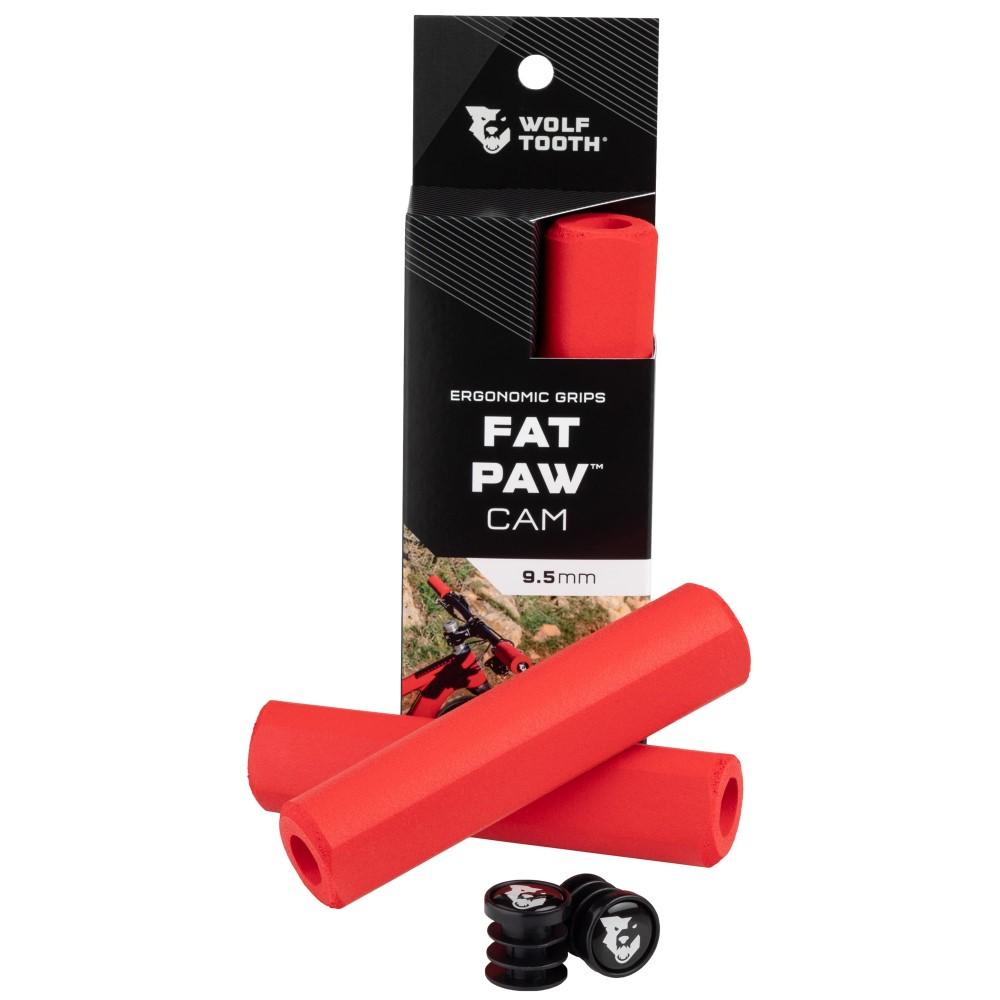 PUÑOS WOLFTOOTH 9.5mm FATPAW CAM ERGO ROJO - Raudor ¡Rompe tu propio récord!