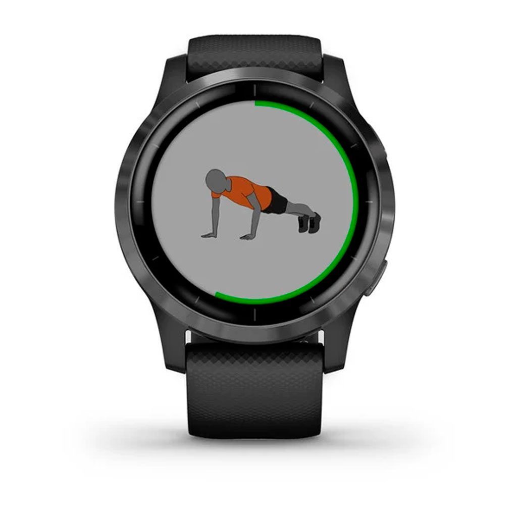 Reloj inteligente GARMIN Vivoactive 4 con GPS Wi-Fi Color Black and Slate - Raudor ¡Rompe tu propio récord!