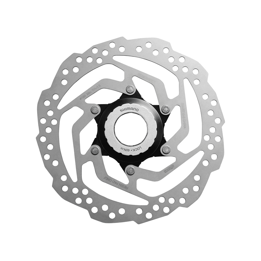 Rotor Shimano SM-RT10 de 160 mm para Center Lock, con anillo de cierre - Raudor ¡Rompe tu propio récord!