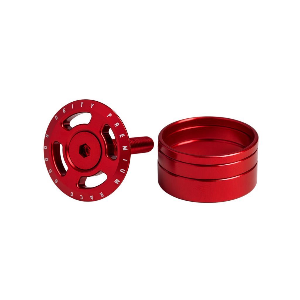 Tensor DEITY Crosshair Headset Cap / Color rojo - Raudor ¡Rompe tu propio récord!