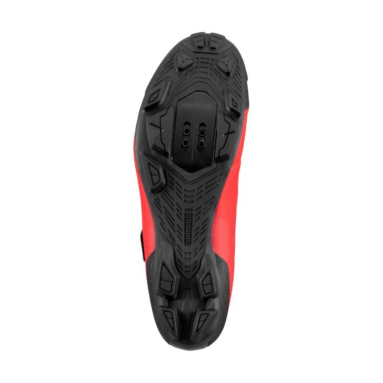 Zapatillas para ciclismo SHIMANO Modelo SH-XC100 Color rojo - Raudor ¡Rompe tu propio récord!